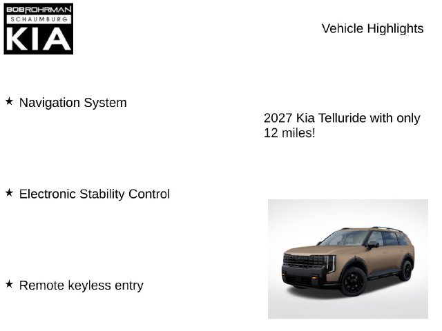 New 2027 Kia Telluride SX Prestige X-Pro AWD/4WD image 7