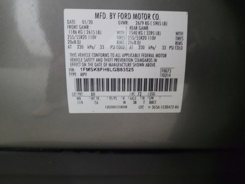 Used 2020 Ford Explorer Limited image 33