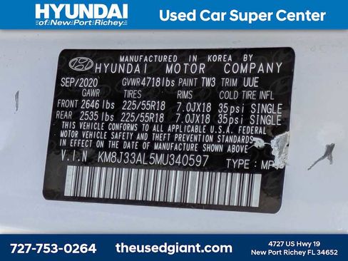 Used 2021 Hyundai Tucson Ultimate image 42