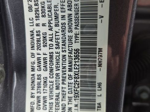 Used 2020 Honda Civic Sport image 34