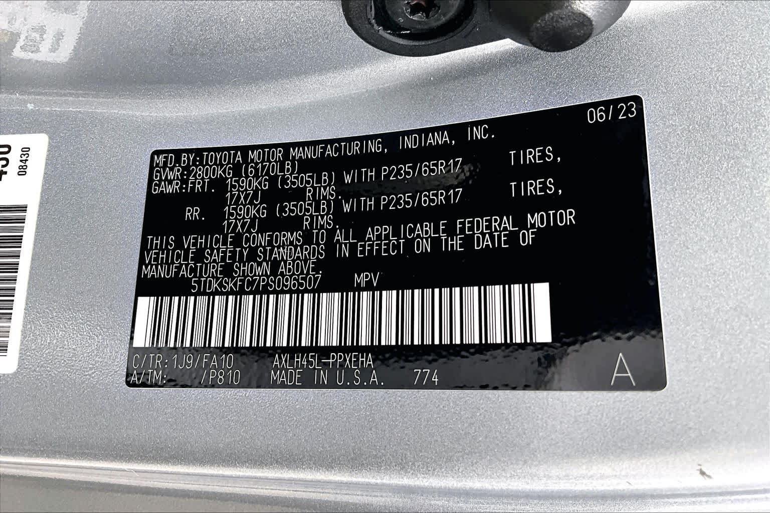 Used 2023 Toyota Sienna LE AWD/4WD image 33