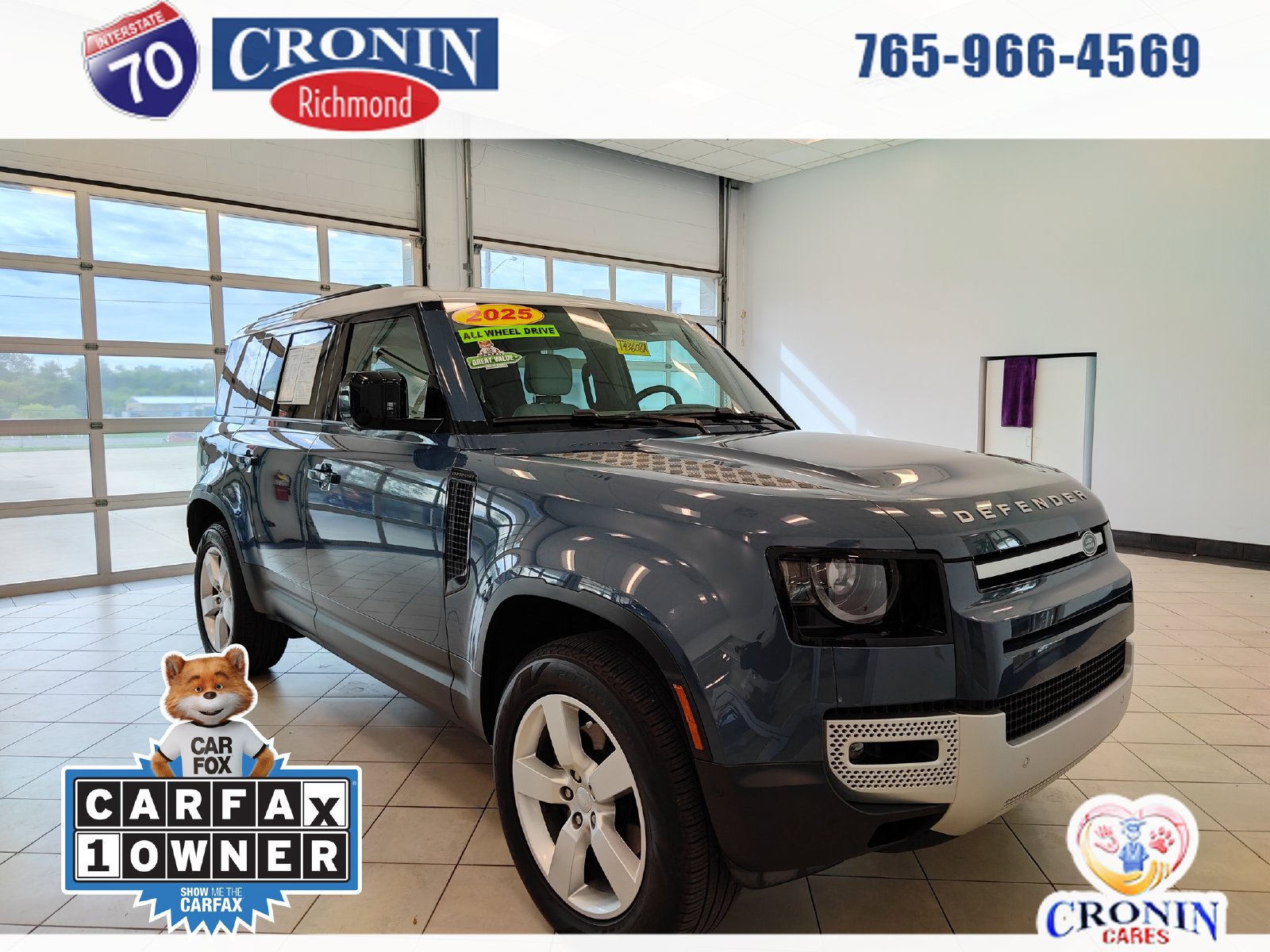 Used 2025 Land Rover Defender 110 S AWD/4WD image 1