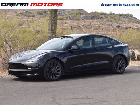 Used 2022 Tesla Model 3 Performance AWD/4WD image 1