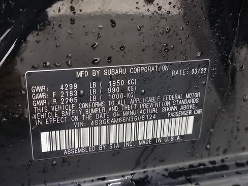 Used 2022 Subaru Impreza 2.0i Sport w/ Popular Package #1 image 33