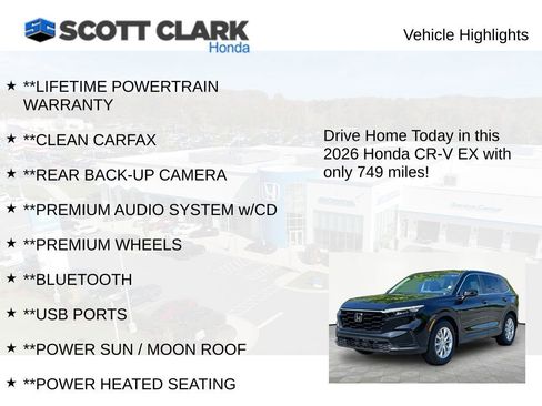 Used 2026 Honda CR-V EX image 11