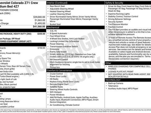 Used 2022 Chevrolet Colorado Z71 image 47