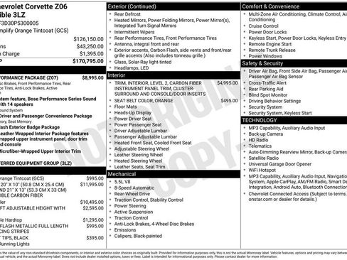 Used 2023 Chevrolet Corvette Z06 w/ Z07 Performance Package RWD image 2