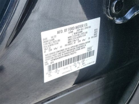 Certified 2022 Ford Explorer XLT w/ Equipment Group 202A image 35