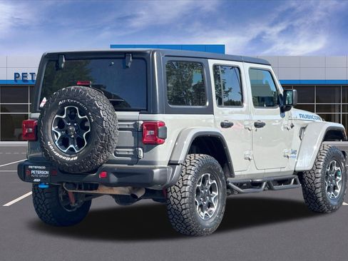 Used 2022 Jeep Wrangler Unlimited Rubicon 4xe w/ Steel Bumper Group AWD/4WD image 4