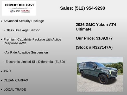 Used 2026 GMC Yukon AT4 Ultimate AWD/4WD image 18