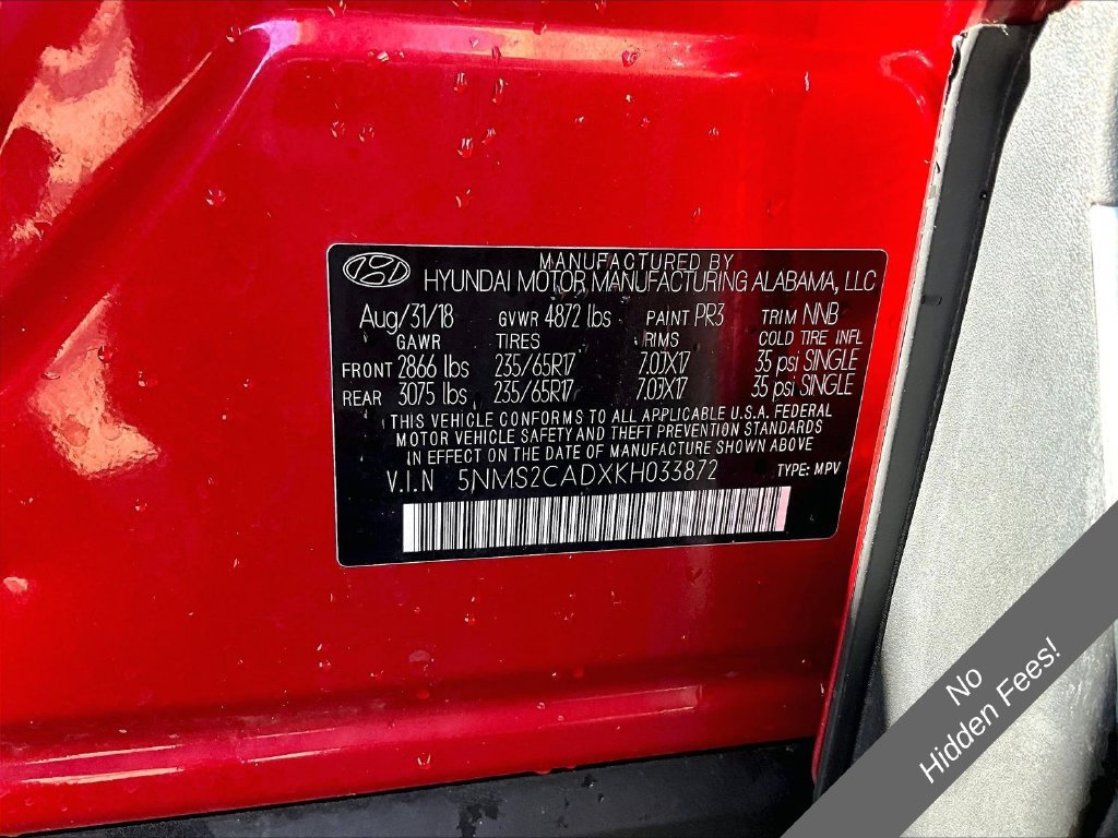 Used 2019 Hyundai Santa Fe SE AWD/4WD image 27
