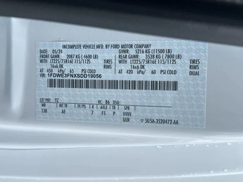 New 2025 Ford E-350 and Econoline 350 Super Duty w/ Power Equipment Group RWD image 51