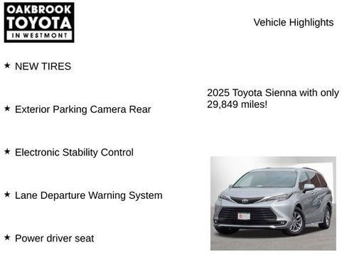 Certified 2025 Toyota Sienna XLE FWD image 7
