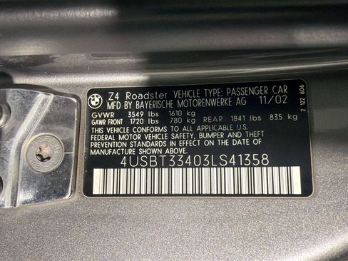 Used 2003 BMW Z4 2.5i RWD image 14