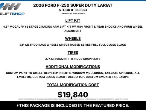 Used 2026 Ford F250 Lariat AWD/4WD image 1