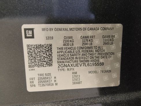 Used 2020 Chevrolet Equinox LT AWD/4WD image 33