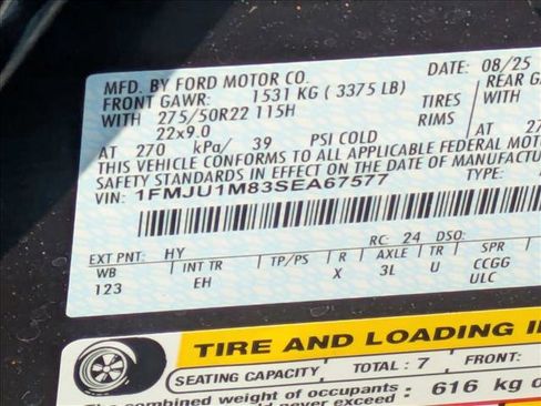 New 2025 Ford Expedition Platinum w/ Driver's Package image 17