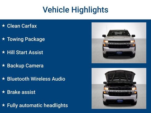 Used 2019 Chevrolet Silverado 1500 Custom w/ Custom Value Package AWD/4WD image 3