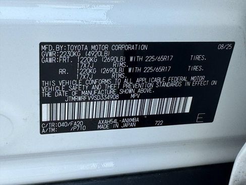 Certified 2025 Toyota RAV4 XLE w/ Convenience Package AWD/4WD image 31