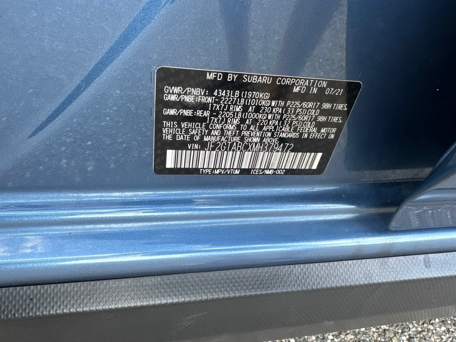 Used 2021 Subaru Crosstrek 2.0i AWD/4WD image 13