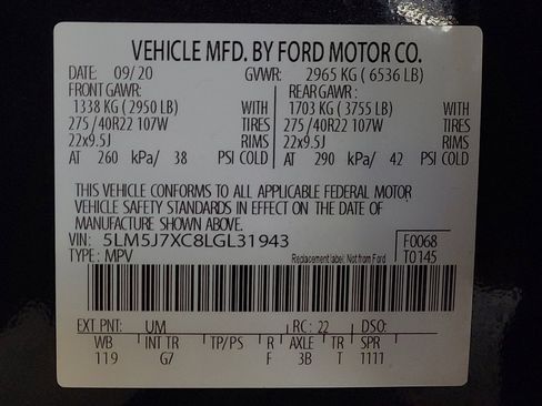 Used 2020 Lincoln Aviator Reserve w/ Equipment Group 202A AWD/4WD image 33
