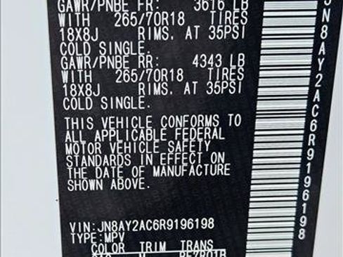 Used 2024 Nissan Armada SV w/ Cargo Package RWD image 30