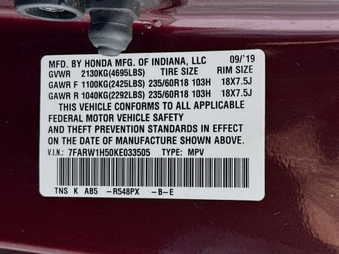 Used 2019 Honda CR-V EX image 31