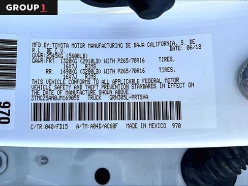 Certified 2018 Toyota Tacoma TRD Off-Road w/ Technology Package image 36