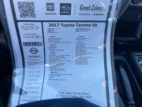 Used 2017 Toyota Tacoma SR image 27