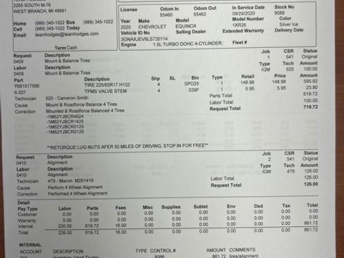 Used 2020 Chevrolet Equinox LT w/ Driver Convenience Package image 41