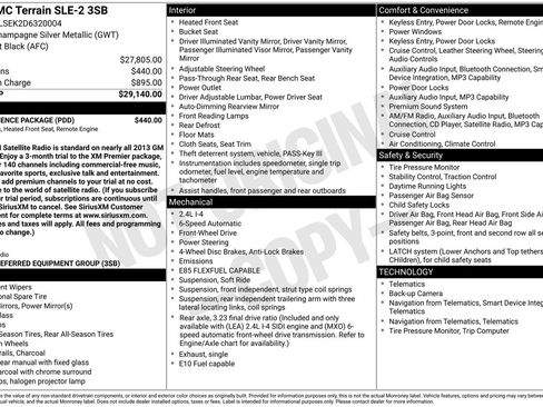 Used 2013 GMC Terrain SLE w/ Convenience Package image 8