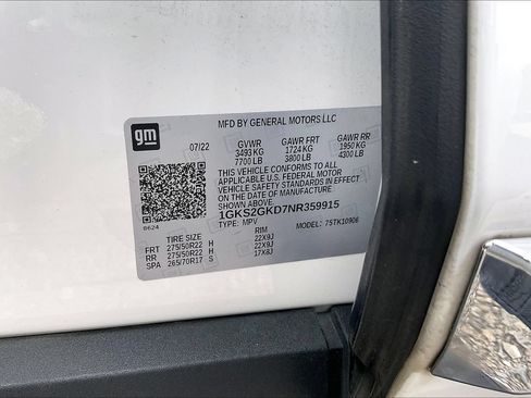 Used 2022 GMC Yukon XL SLT w/ SLT Luxury Package AWD/4WD image 33