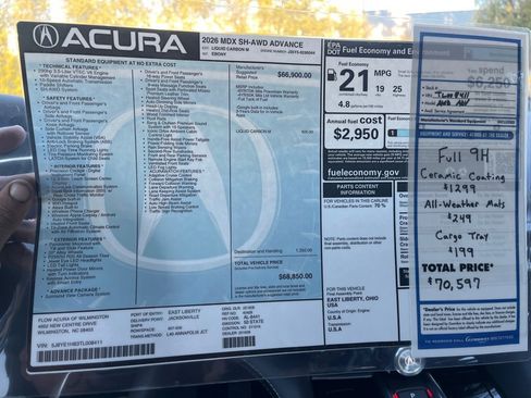 New 2026 Acura MDX w/ Advance Package image 33