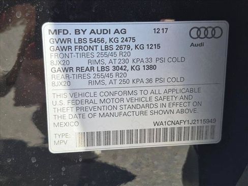 Used 2018 Audi Q5 Prestige w/ Prestige Package AWD/4WD image 22