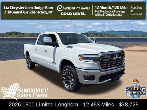 Certified 2026 RAM 1500 Limited w/ Trailer Tow Group AWD/4WD image 1