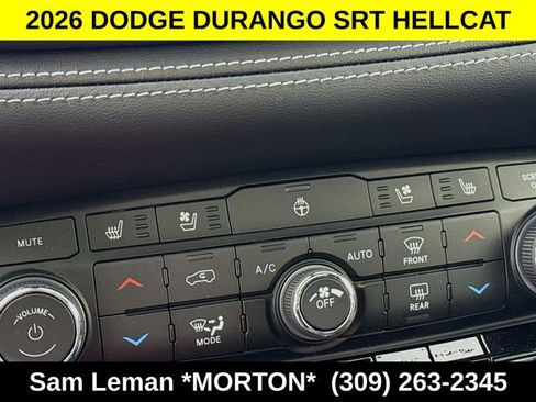 New 2026 Dodge Durango SRT Hellcat w/ Trailer Tow Group IV AWD/4WD image 20