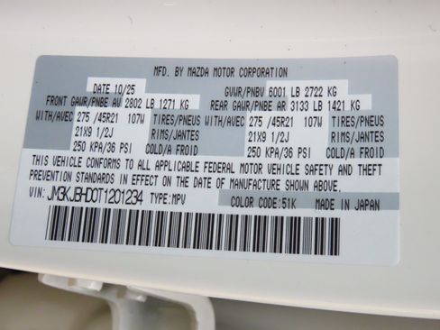 New 2026 MAZDA CX-70 3.3 Turbo w/ Preferred Package image 39