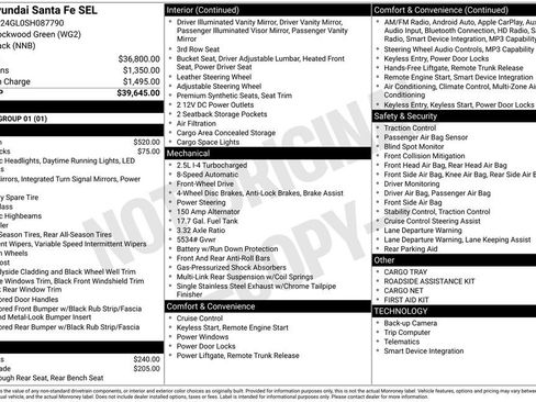 New 2025 Hyundai Santa Fe SEL image 38