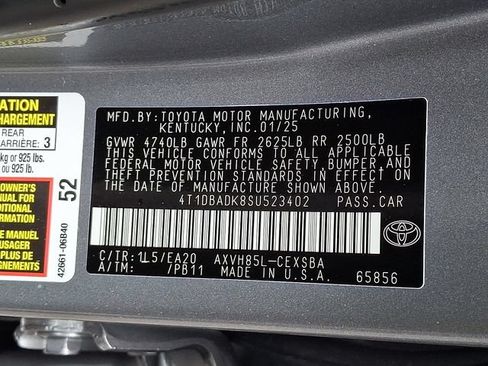 Used 2025 Toyota Camry SE w/ Convenience Package AWD/4WD image 27