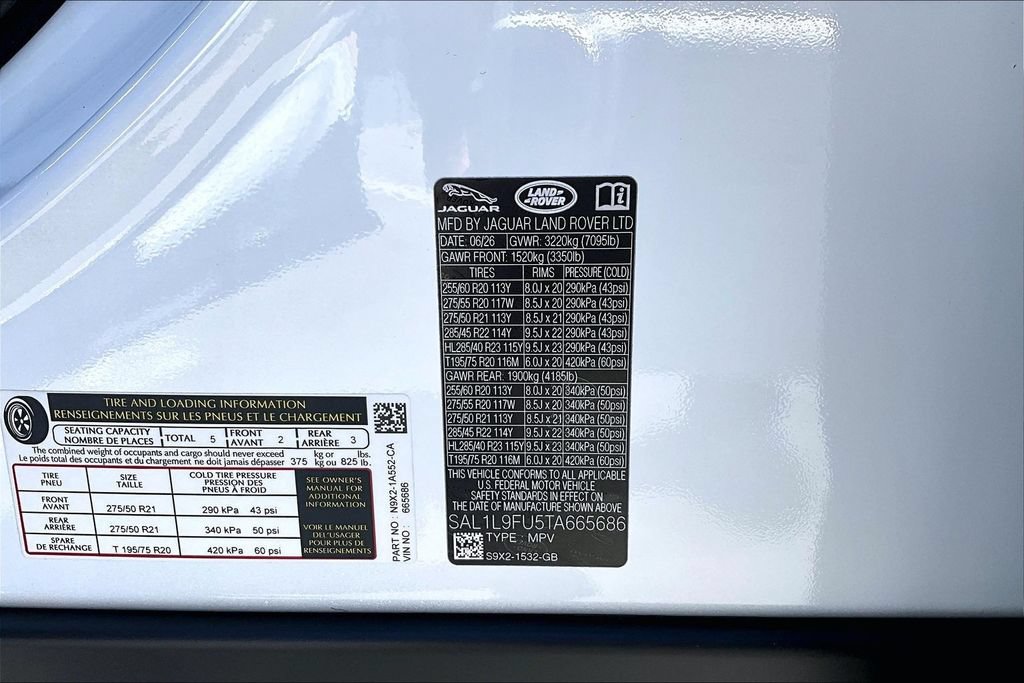 New 2026 Land Rover Range Rover Sport Dynamic SE AWD/4WD image 8