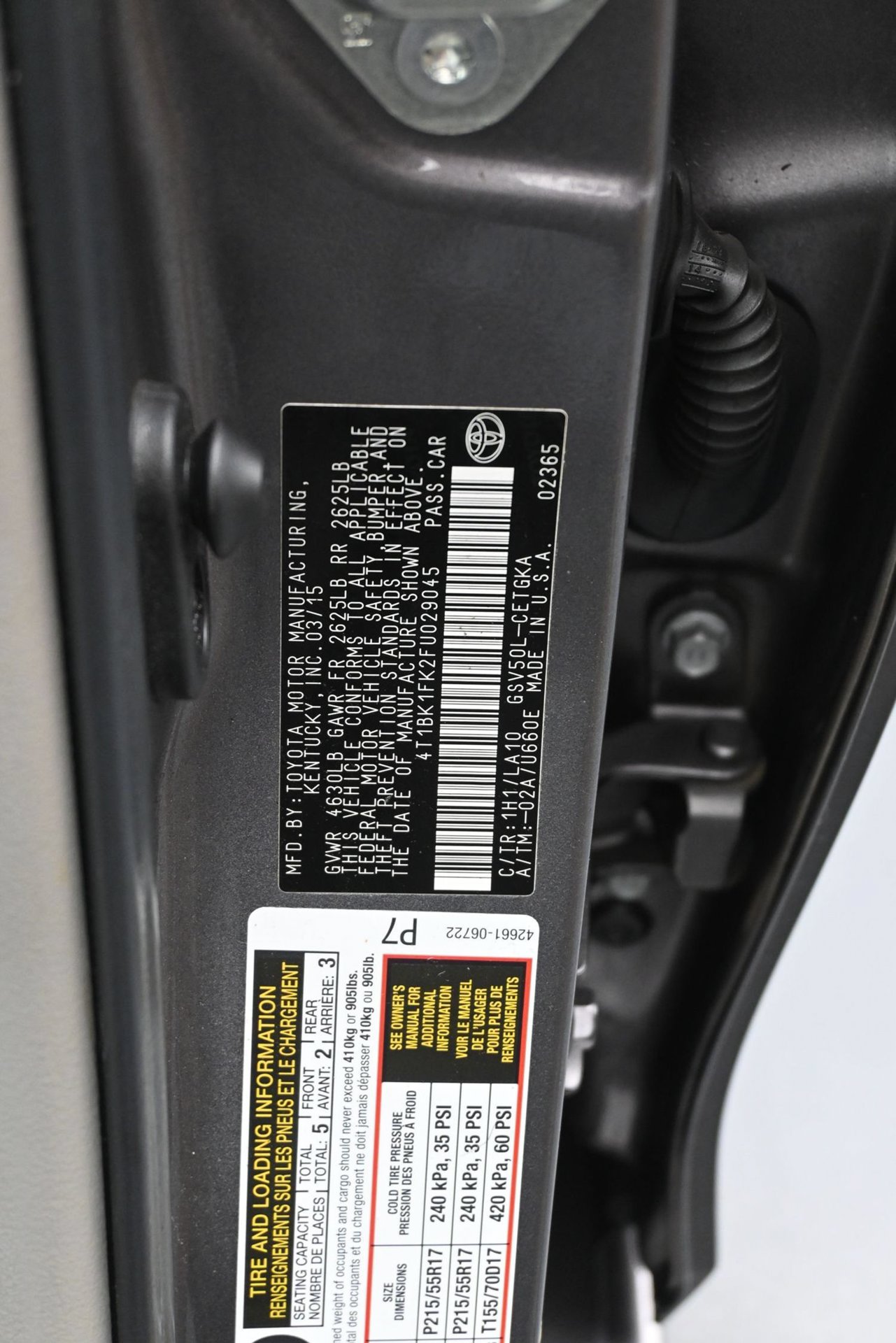 Used 2015 Toyota Camry XLE FWD image 23