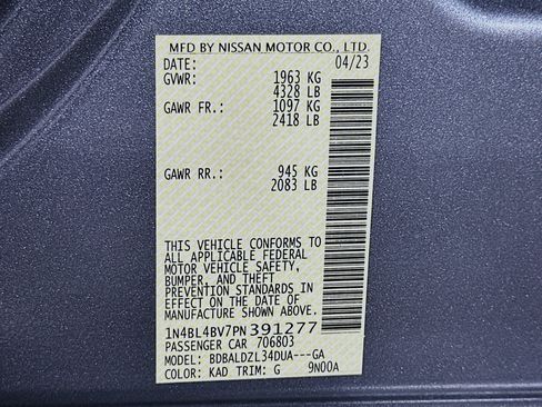 Used 2023 Nissan Altima 2.5 S FWD image 12