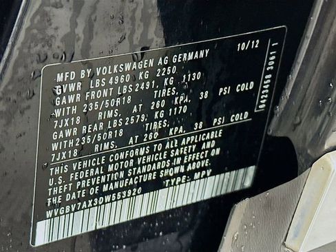 Used 2013 Volkswagen Tiguan SE image 31