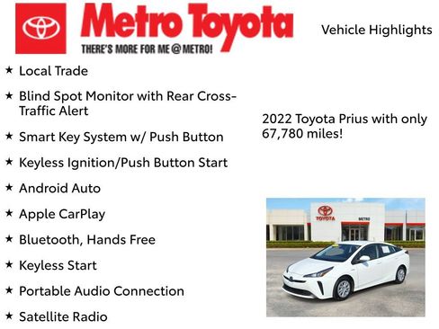 Used 2022 Toyota Prius LE FWD image 7