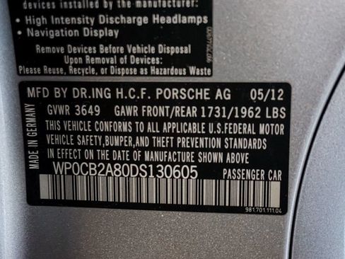 Used 2013 Porsche Boxster S RWD image 25