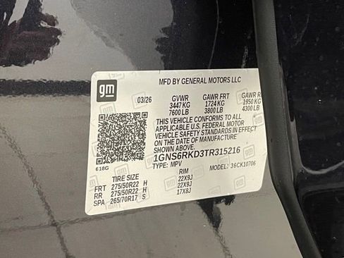 New 2026 Chevrolet Tahoe RST image 25