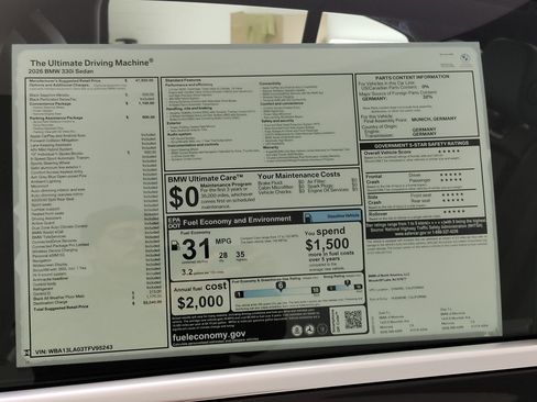 New 2026 BMW 330i 330i w/ Convenience Package image 31