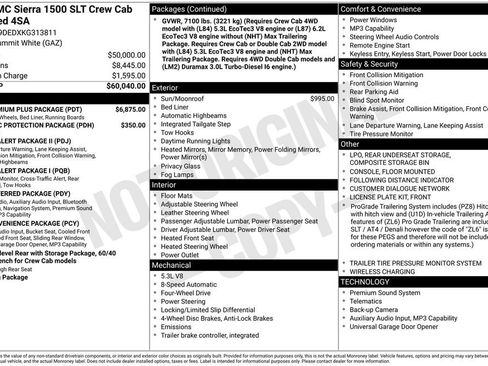 Used 2019 GMC Sierra 1500 SLT w/ SLT Premium Plus Package AWD/4WD image 17