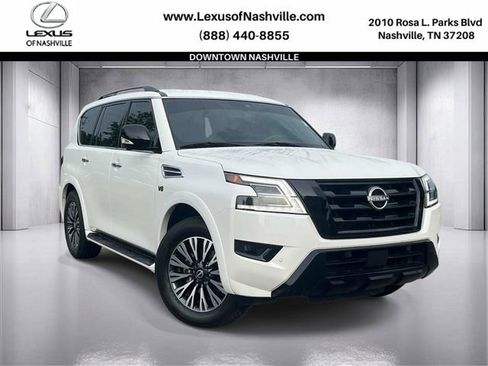 Used 2021 Nissan Armada SL w/ Midnight Edition Package RWD image 1