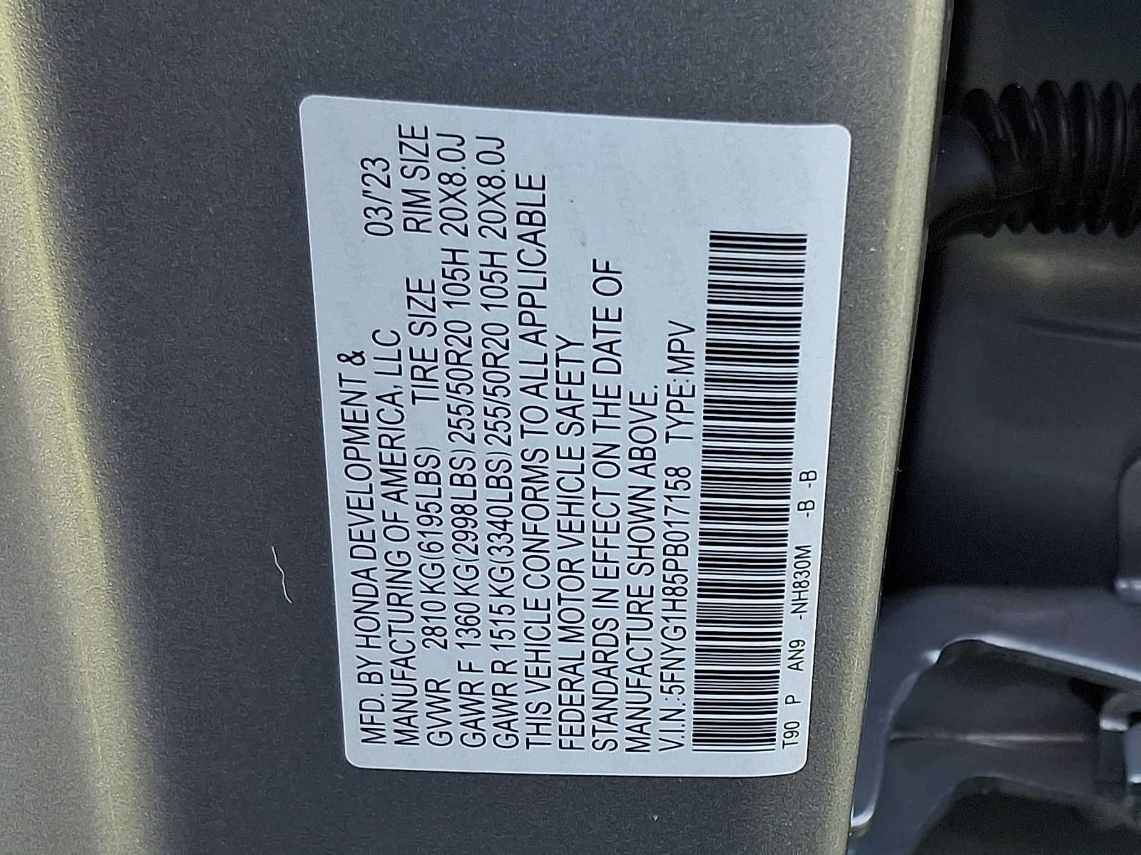Certified 2023 Honda Pilot Elite image 27